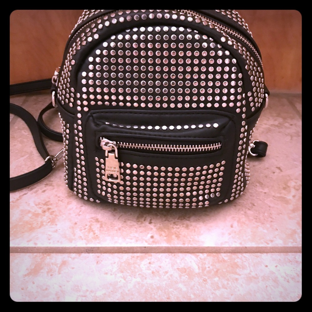 Steve Madden studded mini backpack